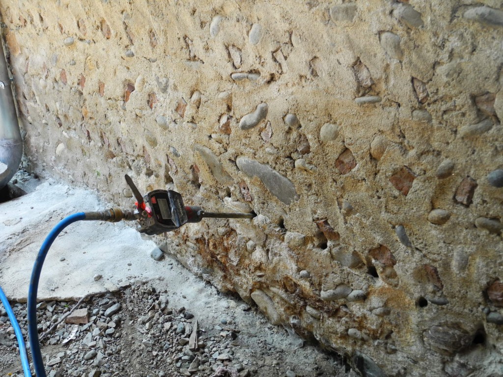 Traitement de remontées capillaires dans les Hautes-Pyrénées